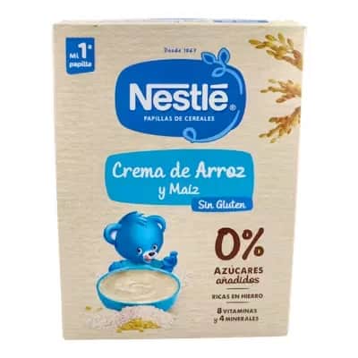 Nestlé Papilla Sin Gluten Maíz Arroz | Bebés 6 meses