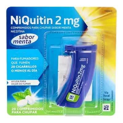 Niquitin 2mg Menta 20 Comp - Dejar