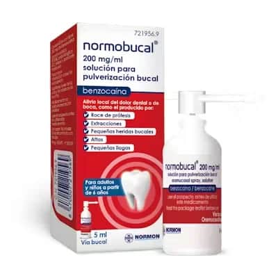 Normobucal 200 Mg Spray - Dolor Dental Inmediato