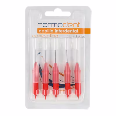 Normodent Cepillo Interdental Cónico Fino