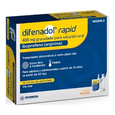 Difenadol Rapid 400 Mg - Alivio Rápido Dolor
