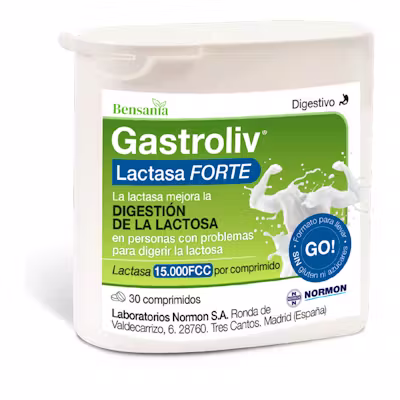 Gastroliv Lactasa Forte - Digestión de lactosa