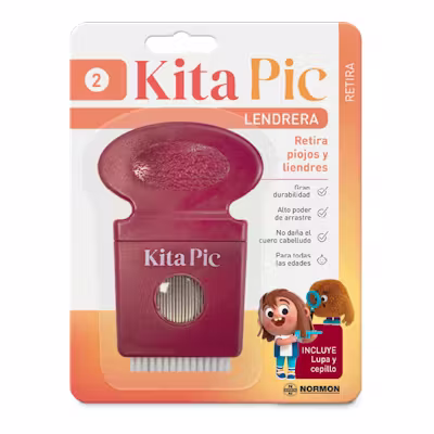 Kitapic Piojos - Lendrera Acero Inoxidable