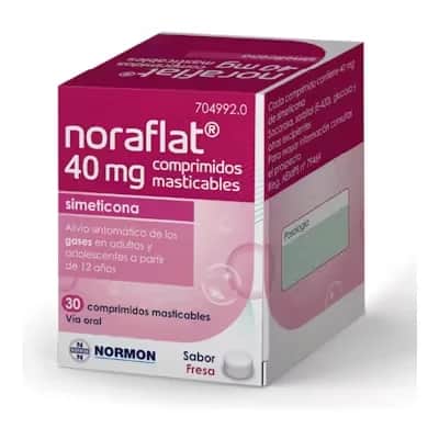 Noraflat 40mg - Alivio Gases | 30 Comprimidos