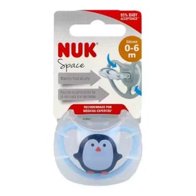 Chupete Nuk Space Sili 0-6 meses - Anatómico