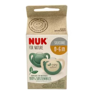 Nuk Chupete For Nature T1 Silicona | Desarrollo Oral