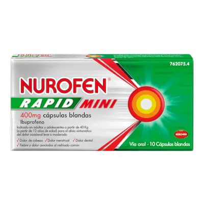 Nurofen Rapid Mini 400mg - Dolor y Fiebre