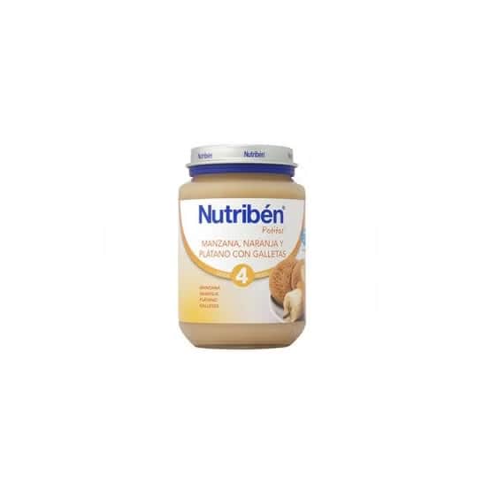 Nutribén® Manzana, naranja, plátano y galleta 200g
