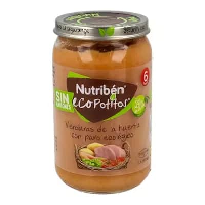 Nutriben Eco Potito Verduras Pavo | Para Bebés +6M