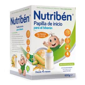 Nutribén® papilla inicio biberón sin gluten 600g