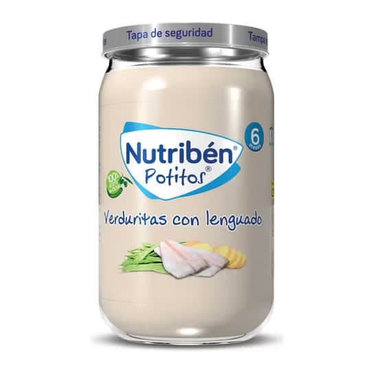 Nutriben Potito Verduritas Con Lenguado 235Gr