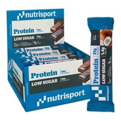 Low Carbs Coconut 16 Barritas - Proteína Baja Azúcar