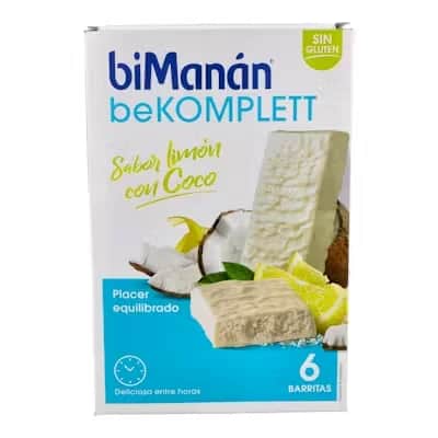 Bimanan Snack Barritas Limón Coco - Control