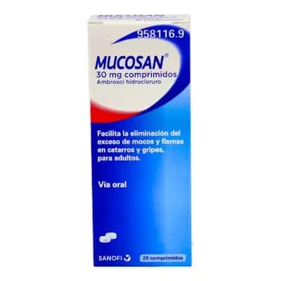 Mucosan 20 Comprimidos - Mucolítico para Catarros
