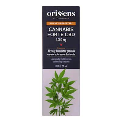 Orissens Cannabis Forte CBD 75ml | Alivio Muscular
