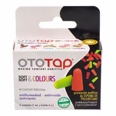 Ototap Espuma Colores - Tapones oído protección