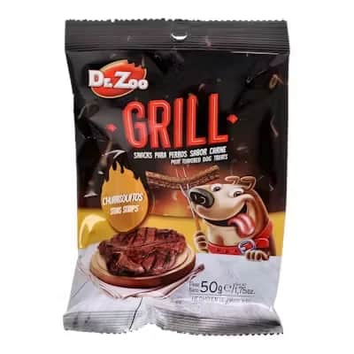 Dr.Zoo Grill Churrasquitos 50G - Snack Perros
