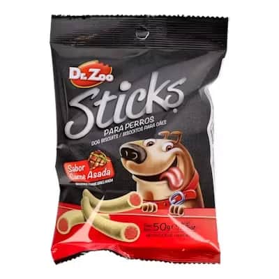 Dr.Zoo Sticks Carne Asada 50G - Snack Perros