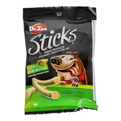 Dr.Zoo Sticks Roll Pollo 50G - Snack Perros