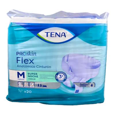 Pañal Inco Tena Flex El S-N M 80 C/Cinturon