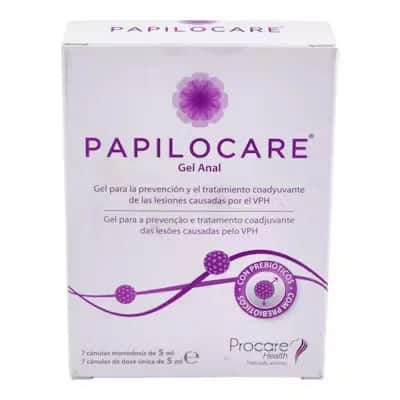 Papilocare Gel Anal 7 Cánulas 5ml