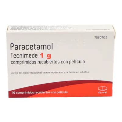 Paracetamol Tecnimede 1g - Dolor Fiebre