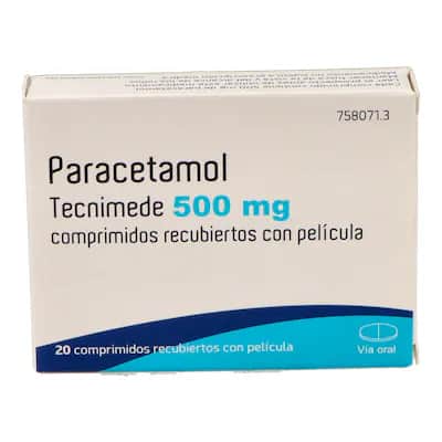 Paracetamol Tecnimede 500mg - Dolor Fiebre