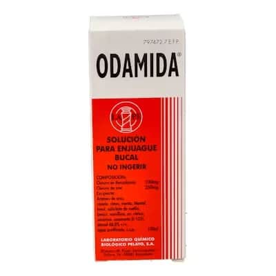 Odamida Liq 135ml - Enjuague bucal antimicrobiano