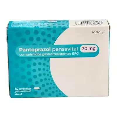 Pantoprazol Pensavital 20mg - Reflujo ácido