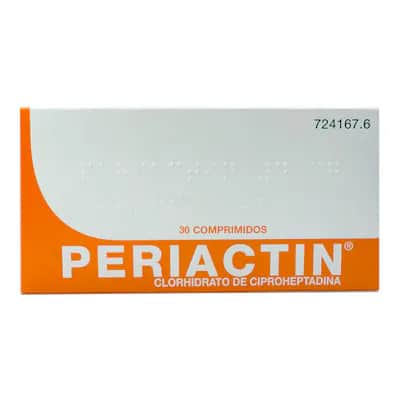 PERIACTIN 30 comp - Antihistamínico para alergias