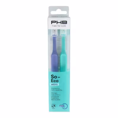 PHB Cepillo Dental Adulto Medio 2U - Higiene Bucal
