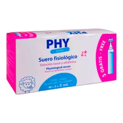 Phy Suero Fisiológico Bebé - Limpieza Nasal