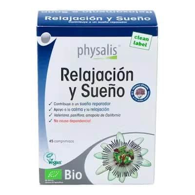 Physalis Relajación y Sueño - 45 Comprimidos Ecológicos