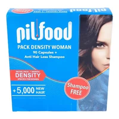 Pilfood Pack Density 90 Caps | Anticaída + Champú