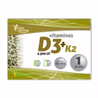 Vitamina D3+K2 Pinisan 60 Cápsulas