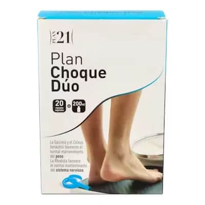Plan Choque Duo 20 Caps + 200 ml - Control Peso