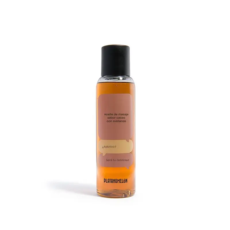 Platanomelón Aceite De Masaje Besable Aceite Masaje Cacao Con Avellanas, 100 ml