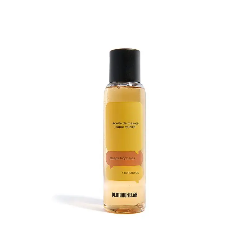 Platanomelón Aceite De Masaje Besable Aceite Masaje Vainilla, 100 ml