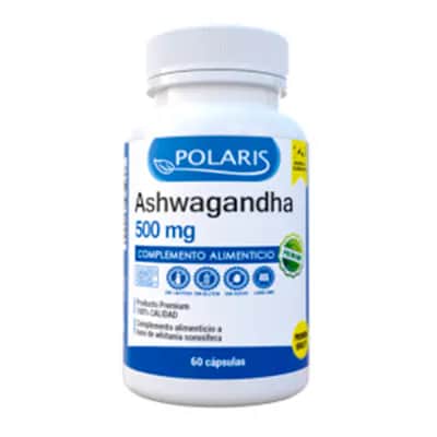 Polaris Ashwagandha 60 Caps - Estrés y Sueño