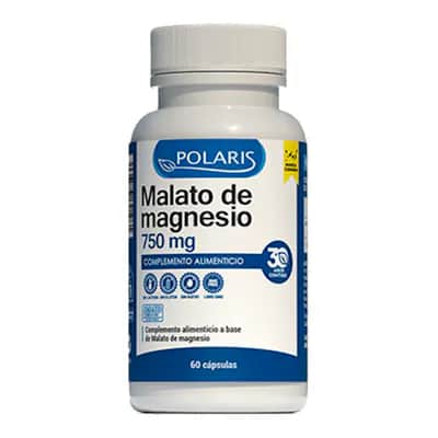 Polaris Malato Magnesio 920mg 60 Caps | Energía