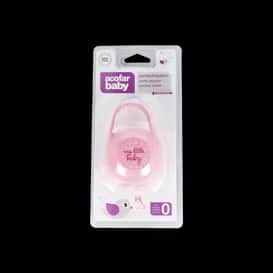 Portachupetes Rosa - Higiene y Seguridad