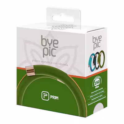 Pulsera Byepic Citronela Adulto Kaki