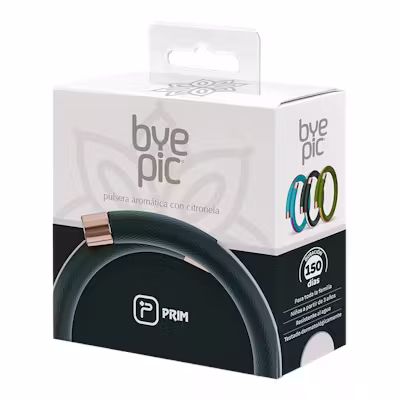 Pulsera Byepic Citronela Adulto Negra