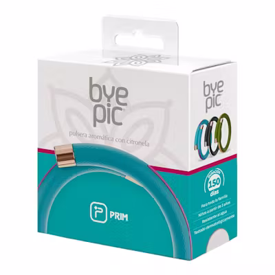 Pulsera Byepic Citronela Adulto Turquesa