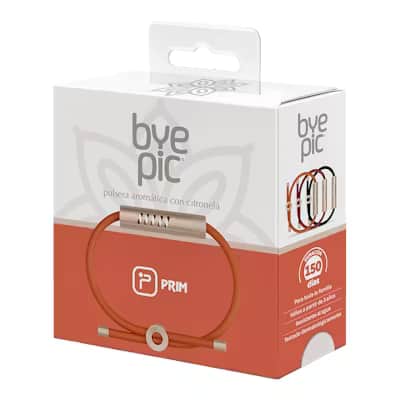 Byepic Pulsera Citronela Cordón Naranja | 150 días