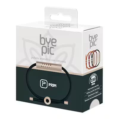 Byepic Pulsera Citronela Cordón Negra | 150 días