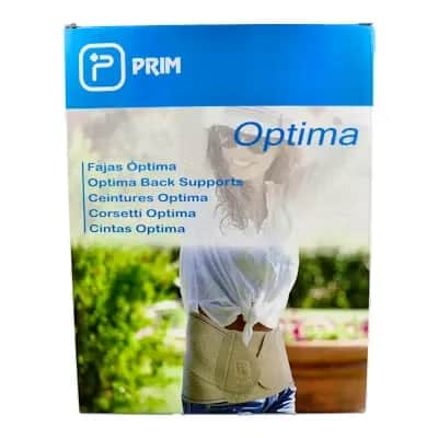 Faja Semirigida Alta Optima Prim T/M - Compresión Lumbar