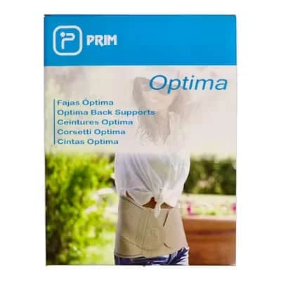 Faja Semirigida Corta Optima Prim T/L - Soporte Lumbar Bajo