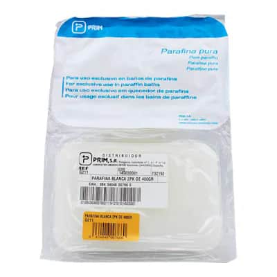 Prim Parafina Blanca Para Baño 400G 2Un