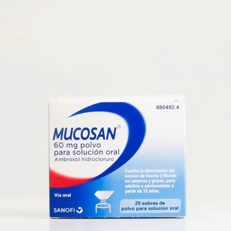 Mucosan 60mg Sobres - Mucolítico Expectorante